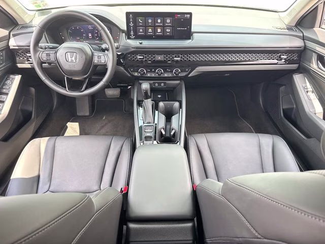 2026 White Honda Accord Hybrid EX-L FWD Sedan