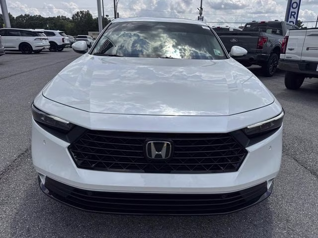 2026 White Honda Accord Hybrid EX-L FWD Sedan