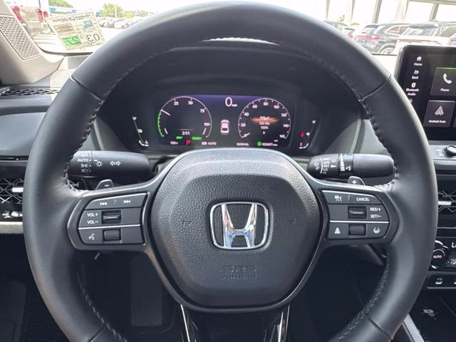2026 White Honda Accord Hybrid EX-L FWD Sedan