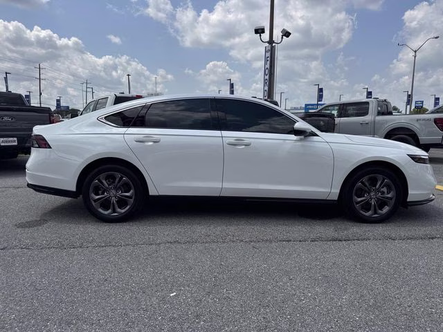 2026 White Honda Accord Hybrid EX-L FWD Sedan