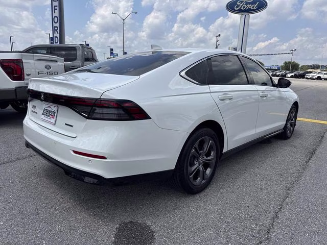 2026 White Honda Accord Hybrid EX-L FWD Sedan