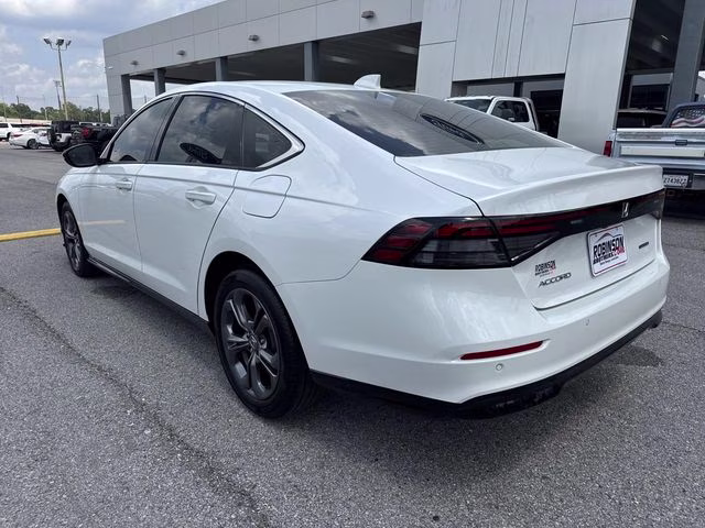 2026 White Honda Accord Hybrid EX-L FWD Sedan