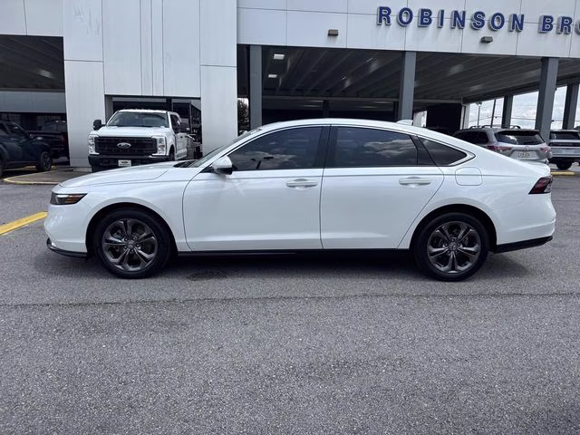 2026 White Honda Accord Hybrid EX-L FWD Sedan
