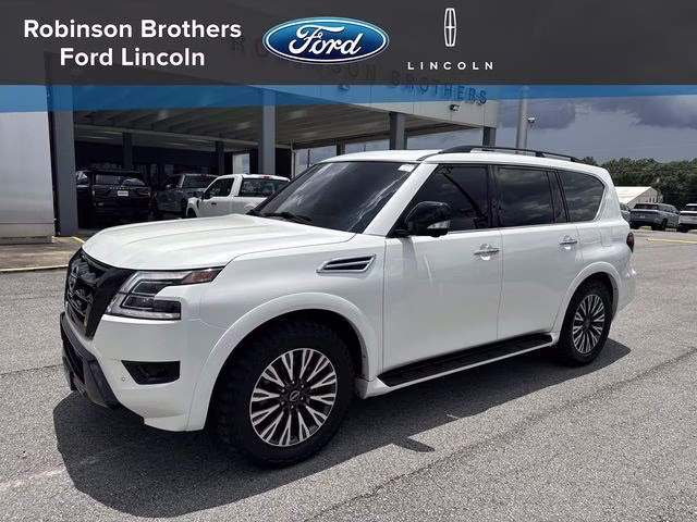 2023 Aspen White Nissan Armada SL RWD SUV