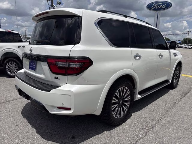 2023 Aspen White Nissan Armada SL RWD SUV