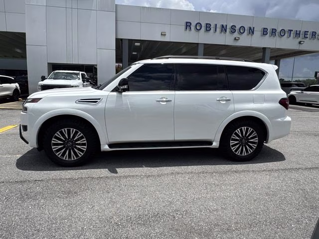 2023 Aspen White Nissan Armada SL RWD SUV