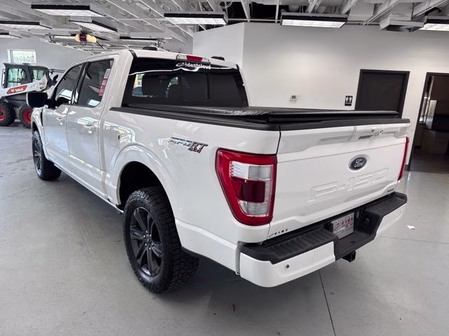 2023 Star White Metallic Tri-Coat Ford F-150 Lariat 4X4 Truck