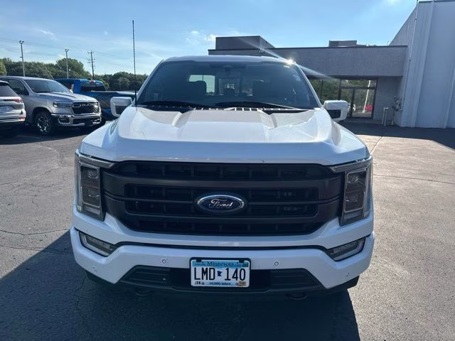 2023 Star White Metallic Tri-Coat Ford F-150 Lariat 4X4 Truck