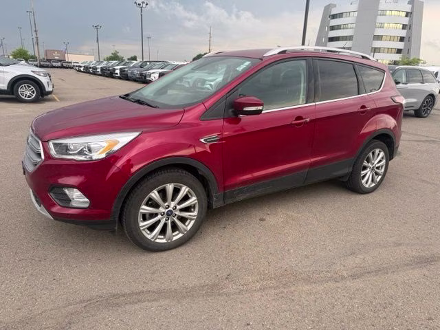 2017 Ruby Red Metallic Tinted Clearcoat Ford Escape Titanium 4X4 SUV