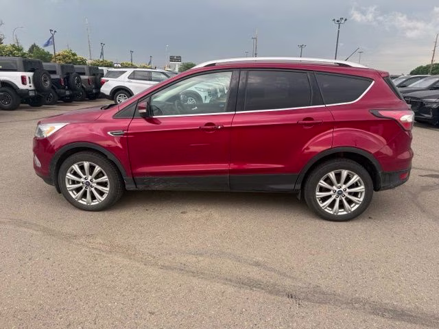 2017 Ruby Red Metallic Tinted Clearcoat Ford Escape Titanium 4X4 SUV
