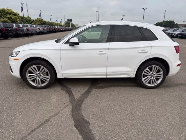 2020 Ibis White Audi Q5 45 Premium Plus AWD SUV