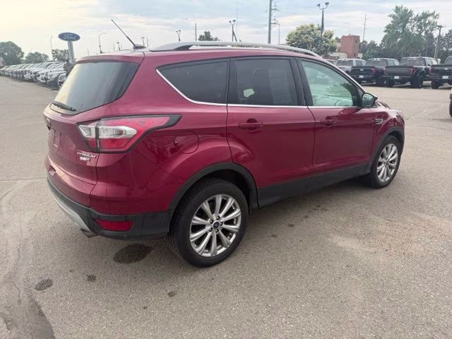 2017 Ruby Red Metallic Tinted Clearcoat Ford Escape Titanium 4X4 SUV
