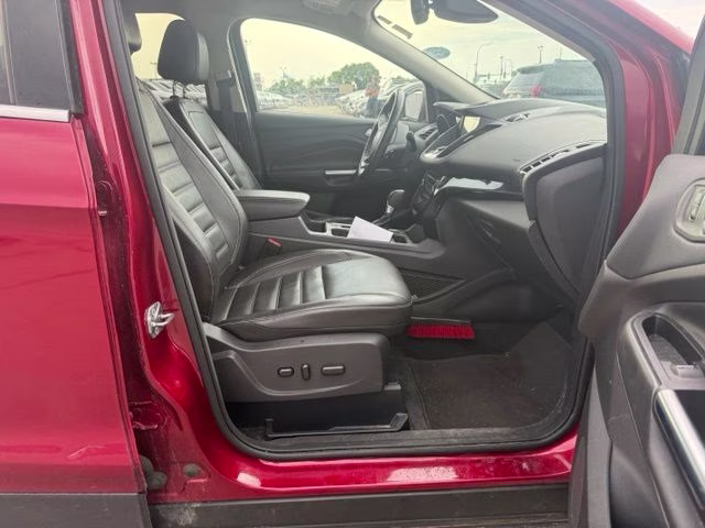 2017 Ruby Red Metallic Tinted Clearcoat Ford Escape Titanium 4X4 SUV
