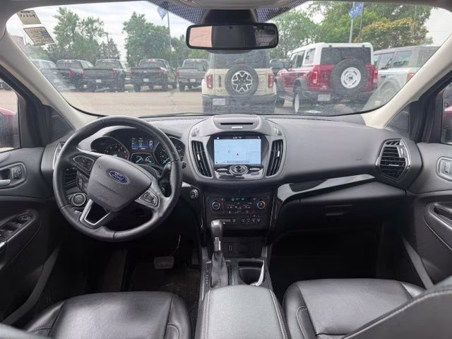2017 Ruby Red Metallic Tinted Clearcoat Ford Escape Titanium 4X4 SUV