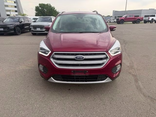 2017 Ruby Red Metallic Tinted Clearcoat Ford Escape Titanium 4X4 SUV