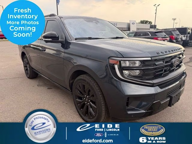 2025 Stone Blue Metallic Ford Expedition Max Platinum 4X4 SUV