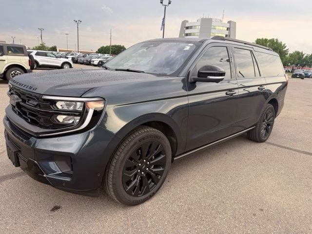 2025 Stone Blue Metallic Ford Expedition Max Platinum 4X4 SUV