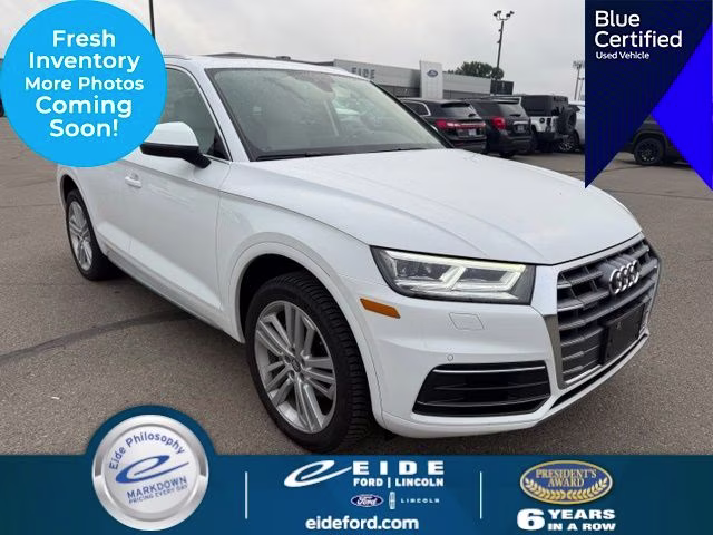 2020 Ibis White Audi Q5 45 Premium Plus AWD SUV
