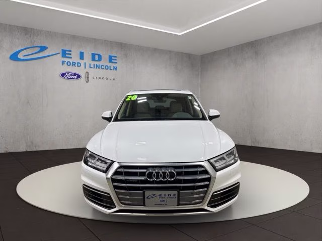 2020 Ibis White Audi Q5 45 Premium Plus AWD SUV