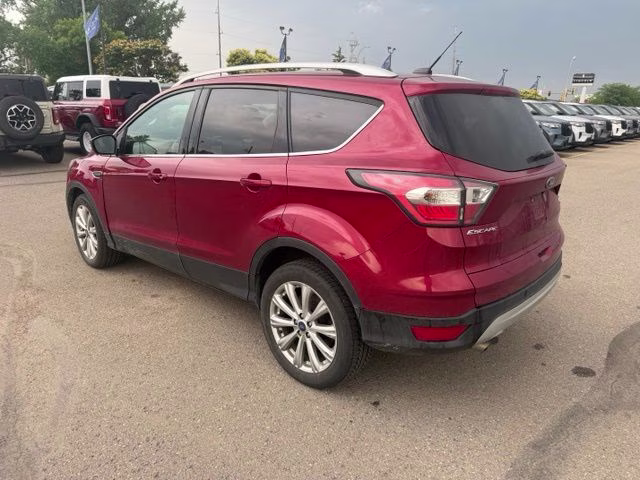 2017 Ruby Red Metallic Tinted Clearcoat Ford Escape Titanium 4X4 SUV