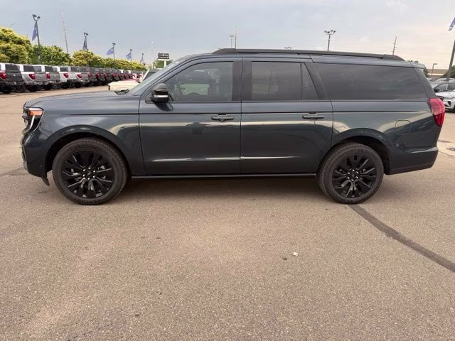 2025 Stone Blue Metallic Ford Expedition Max Platinum 4X4 SUV