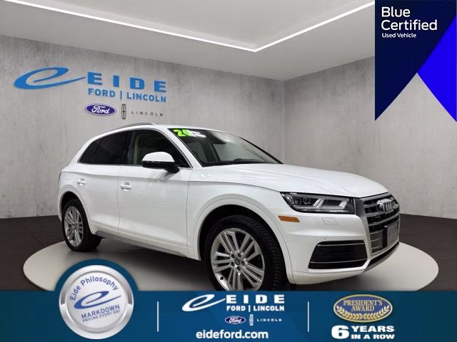 2020 Ibis White Audi Q5 45 Premium Plus AWD SUV