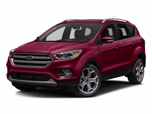 2017 Ruby Red Metallic Ford Escape Titanium 4X4 SUV