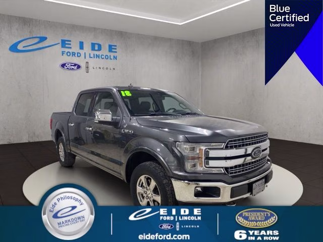 2018 Magnetic Metallic Ford F-150 Lariat 4X4 Truck