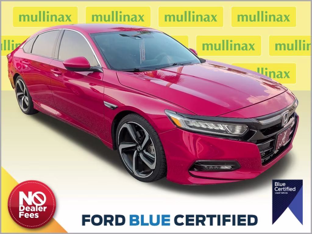 2020 San Marino Red Honda Accord Sport FWD Sedan