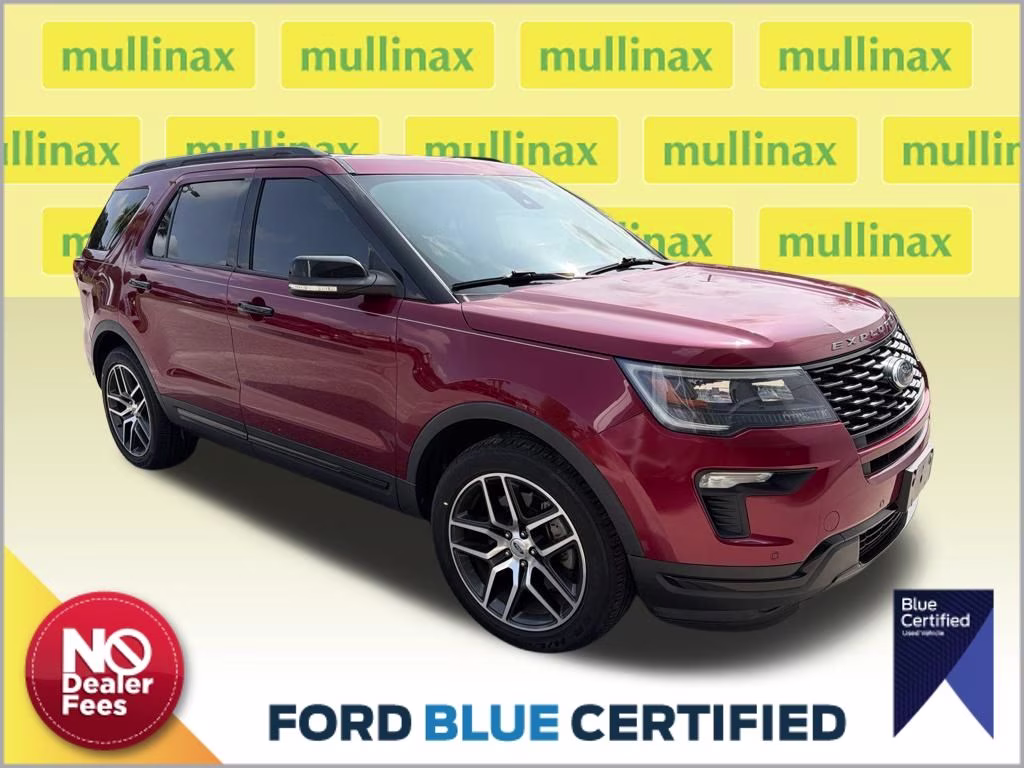 2018 Ruby Red Ford Explorer Sport 4X4 SUV