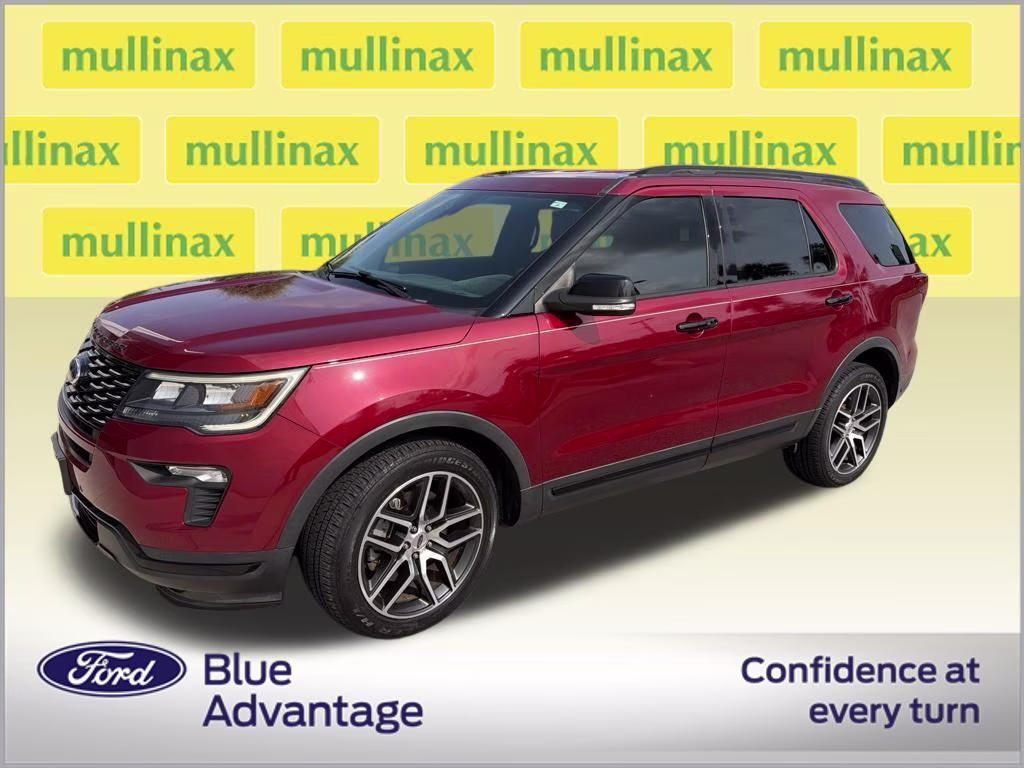 2018 Ruby Red Ford Explorer Sport 4X4 SUV