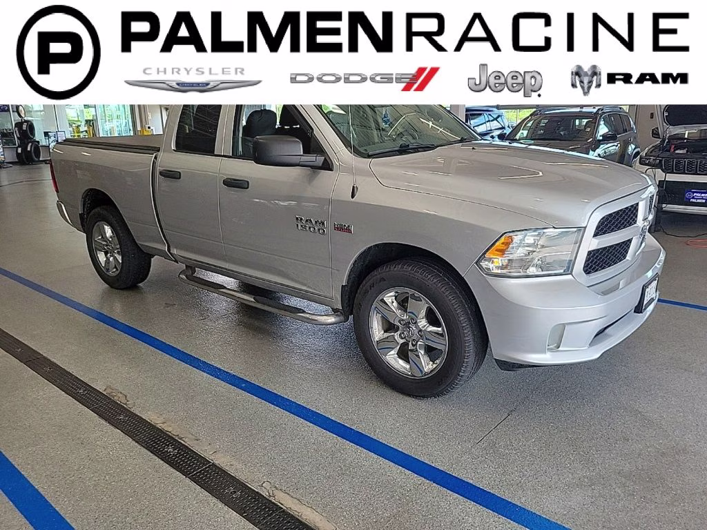 2018 Bright Silver Clearcoat Metallic Ram 1500 Express 4X4 Truck