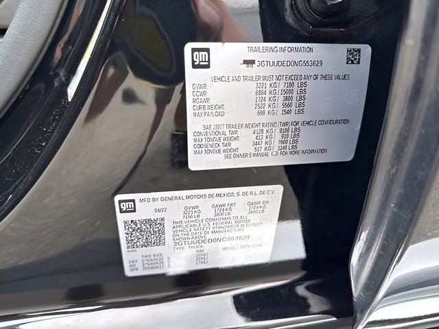 2022 Onyx Black GMC Sierra 1500 SLT 4X4 Truck