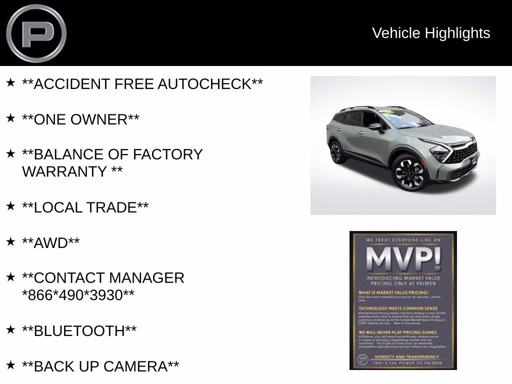 2024 Jungle Green Kia Sportage X-Line AWD SUV