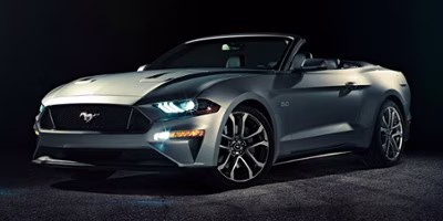 2019 Blue Ford Mustang EcoBoost Premium RWD Convertible