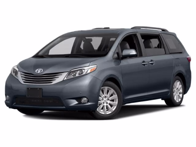2015 Shoreline Blue Pearl Toyota Sienna Limited 7-Passenger AWD Van