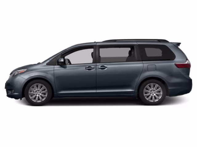 2015 Shoreline Blue Pearl Toyota Sienna Limited 7-Passenger AWD Van