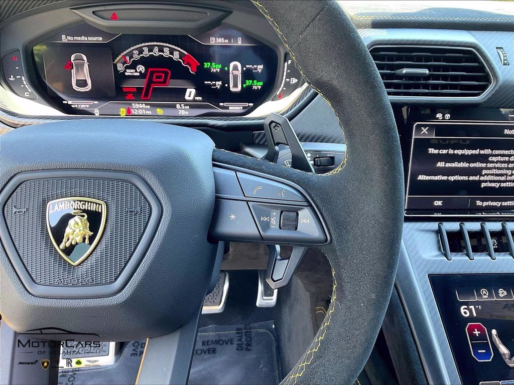 2023 Giallo Auge Metallic Lamborghini Urus Performante Carbon Hood + Night Vision Spec AWD SUV