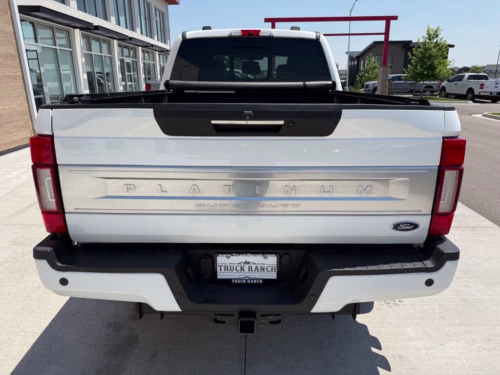 2021 Star White Metallic Tri-Coat Ford Super Duty F-250 SRW Platinum 4X4 Truck