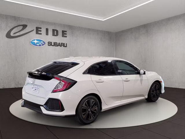 2017 White Orchid Pearl Honda Civic EX FWD Hatchback