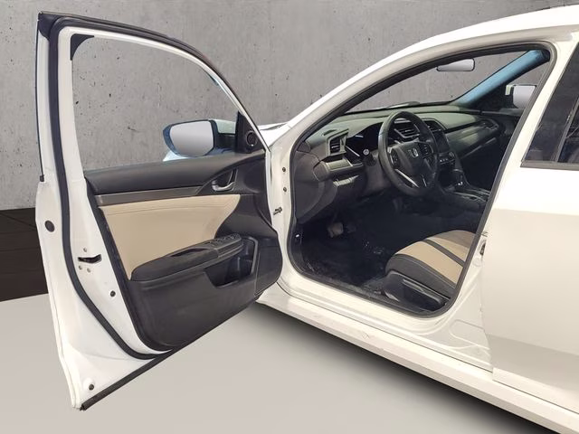 2017 White Orchid Pearl Honda Civic EX FWD Hatchback