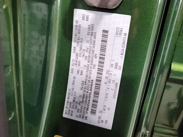 2025 Eruption Green Metallic Ford Bronco Base 4X4 SUV
