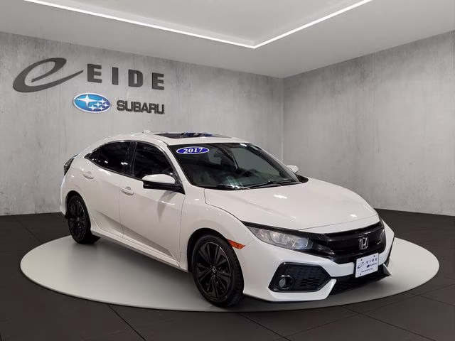 2017 White Orchid Pearl Honda Civic EX FWD Hatchback