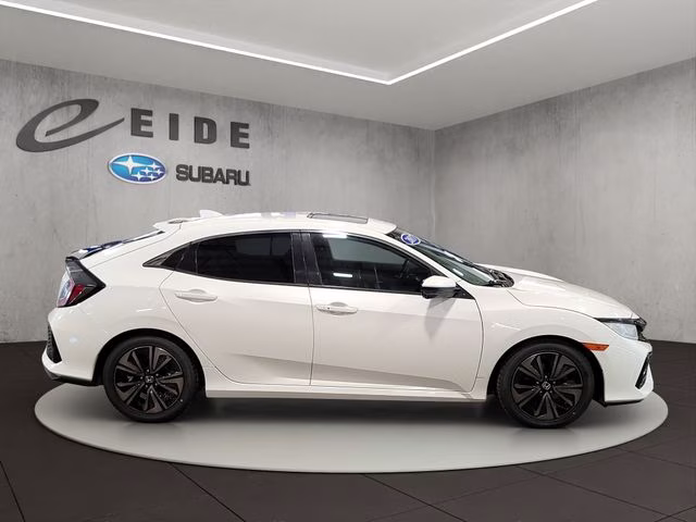 2017 White Orchid Pearl Honda Civic EX FWD Hatchback