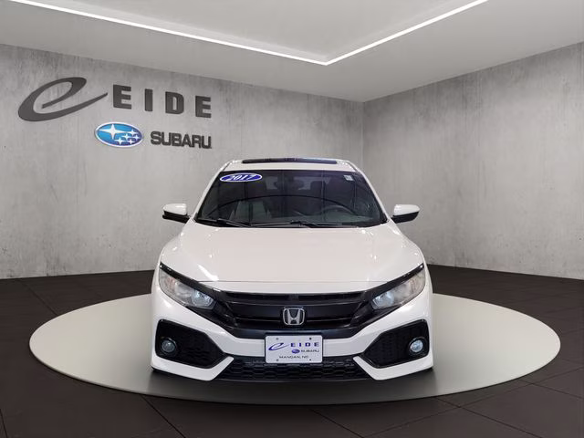 2017 White Orchid Pearl Honda Civic EX FWD Hatchback