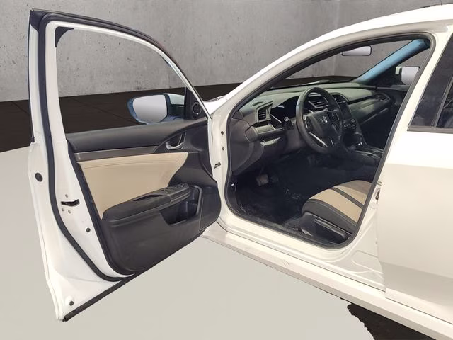 2017 White Orchid Pearl Honda Civic EX FWD Hatchback