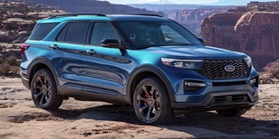 2023 Blue Metallic Ford Explorer ST RWD SUV