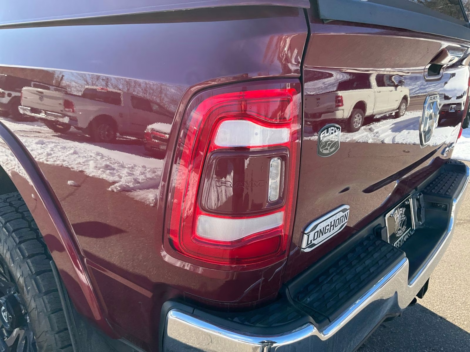 2022 Delmonico Red Pearlcoat Ram 3500 Limited Longhorn 4X4 Truck