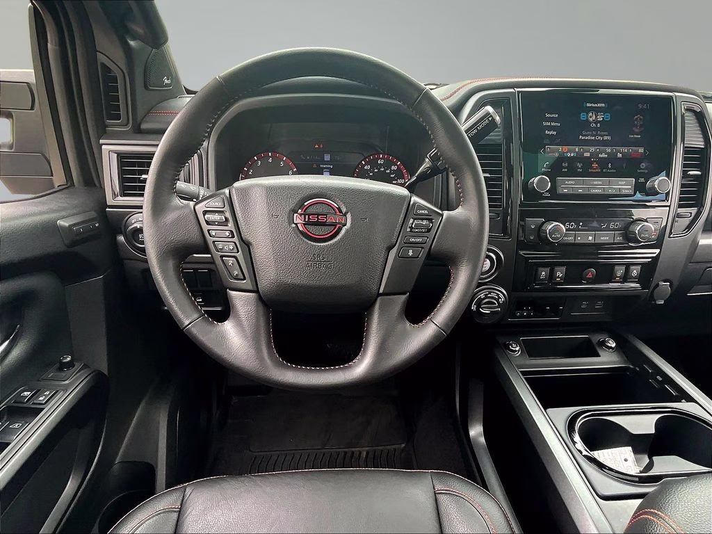 2024 Deep Blue Pearl Nissan Titan XD PRO-4X 4X4 Truck