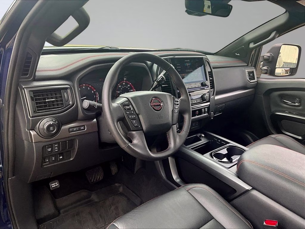2024 Deep Blue Pearl Nissan Titan XD PRO-4X 4X4 Truck